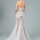 GL2934 GLS by Gloria - Spaghetti Strap V-Neck Mermaid Bridal Gown