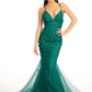 GL3000 By Gloria- Floral Applique Gown - Special Occasion/Curves