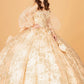 Elizabeth K - GL3071 - Mesh Off The Shoulder Quinceanera Dress