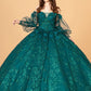 Elizabeth K - GL3071 - Mesh Off The Shoulder Quinceanera Dress