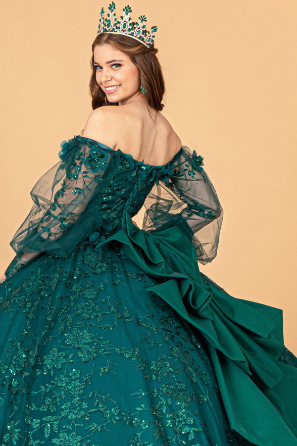 Elizabeth K - GL3071 - Mesh Off The Shoulder Quinceanera Dress