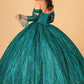 Elizabeth K - GL3073 - Mesh Off-Shoulder Sleeve Quinceanera Dress