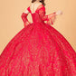 Elizabeth K - GL3073 - Mesh Off-Shoulder Sleeve Quinceanera Dress