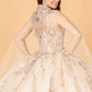 Elizabeth K - GL3076 - Embellished V-Neck Quinceanera Dress