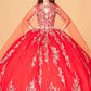Elizabeth K - GL3076 - Embellished V-Neck Quinceanera Dress