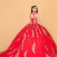 Elizabeth K - GL3076 - Embellished V-Neck Quinceanera Dress