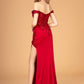 Off the Shoulder Sheer Bodice Mermaid Women Formal Dress by Elizabeth K - GL3082 - Special Occasion/Curves