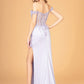 Off the Shoulder Sheer Bodice Mermaid Women Formal Dress by Elizabeth K - GL3082 - Special Occasion/Curves