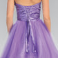 Elizabeth K - GS1052 - Sweetheart Beaded Tulle Cocktail Dress - Short