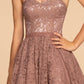 Elizabeth K - GS1611 - Strapless Sweetheart Lace Cocktail Dress - Short
