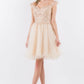 Elizabeth K - GS1966 - Cut-Away Sweetheart Cocktail Dress  - Short