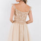 Elizabeth K - GS1966 - Cut-Away Sweetheart Cocktail Dress  - Short