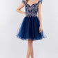 Elizabeth K - GS1966 - Cut-Away Sweetheart Cocktail Dress  - Short