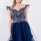 Elizabeth K - GS1966 - Cut-Away Sweetheart Cocktail Dress  - Short