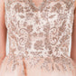 Elizabeth K - GS1968 - Embellished Bodice V-Neck Tulle Short Cocktail Dress