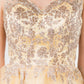 Elizabeth K - GS1968 - Embellished Bodice V-Neck Tulle Short Cocktail Dress