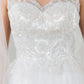 Elizabeth K - GS1968 - Embellished Bodice V-Neck Tulle Short Cocktail Dress