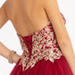 Elizabeth K - GS1980 - Glitter and Sequin Sweetheart Cocktail Dress  - Short