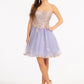 Elizabeth K - GS1980 - Glitter and Sequin Sweetheart Cocktail Dress  - Short