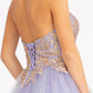 Elizabeth K - GS1980 - Glitter and Sequin Sweetheart Cocktail Dress  - Short