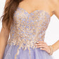 Elizabeth K - GS1980 - Glitter and Sequin Sweetheart Cocktail Dress  - Short