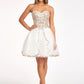 Elizabeth K - GS1980 - Glitter and Sequin Sweetheart Cocktail Dress  - Short