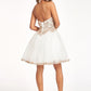 Elizabeth K - GS1980 - Glitter and Sequin Sweetheart Cocktail Dress  - Short