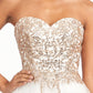 Elizabeth K - GS1980 - Glitter and Sequin Sweetheart Cocktail Dress  - Short