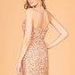 Straight Across Neckline Cocktail Dress by Elizabeth K - GS3083 - Short/Curves