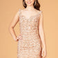Elizabeth K - GS3085 - Embellished Sweetheart Neck Cocktail Dress - Short