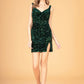 Elizabeth K - GS3085 - Embellished Sweetheart Neck Cocktail Dress - Short