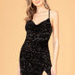 Sequin Sweetheart Neckline Cocktail Dress by Elizabeth K - GS3087 - Short/Curves