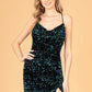 Sequin Sweetheart Neckline Cocktail Dress by Elizabeth K - GS3087 - Short/Curves