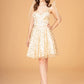 Elizabeth K - GS3088 - Sequin Sweetheart Glitter Cocktail Dress  - Short