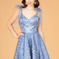 Elizabeth K - GS3088 - Sequin Sweetheart Glitter Cocktail Dress  - Short