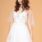 Elizabeth K - GS3089 - Mesh Sweetheart Neckline Cocktail Dress - Short