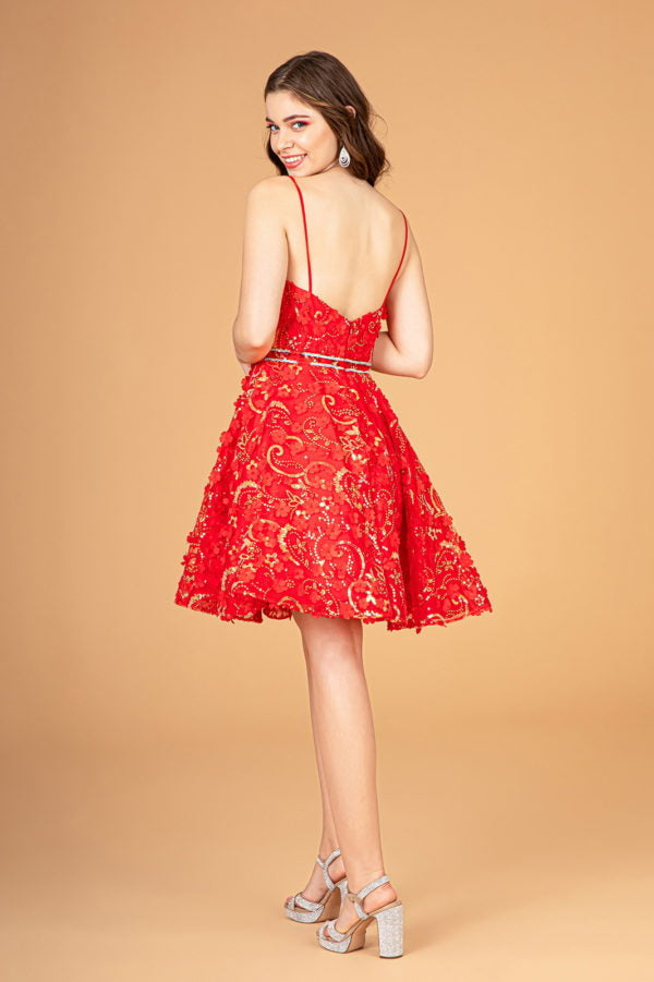 Elizabeth K - GS3091 - Two-Piece Sweetheart Neckline Cocktail Dress - Short