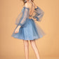 Elizabeth K - GS3095 - Mesh Sweetheart Neckline Cocktail Dress - Short