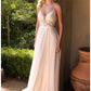 A-Line Chiffon Bridal Gown by Cinderella Divine TY11