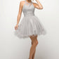 Halter Tulle layered Short Cocktail dress by Cinderella Divine - UJ0119